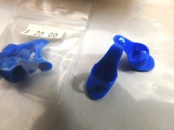 royal blue mules b